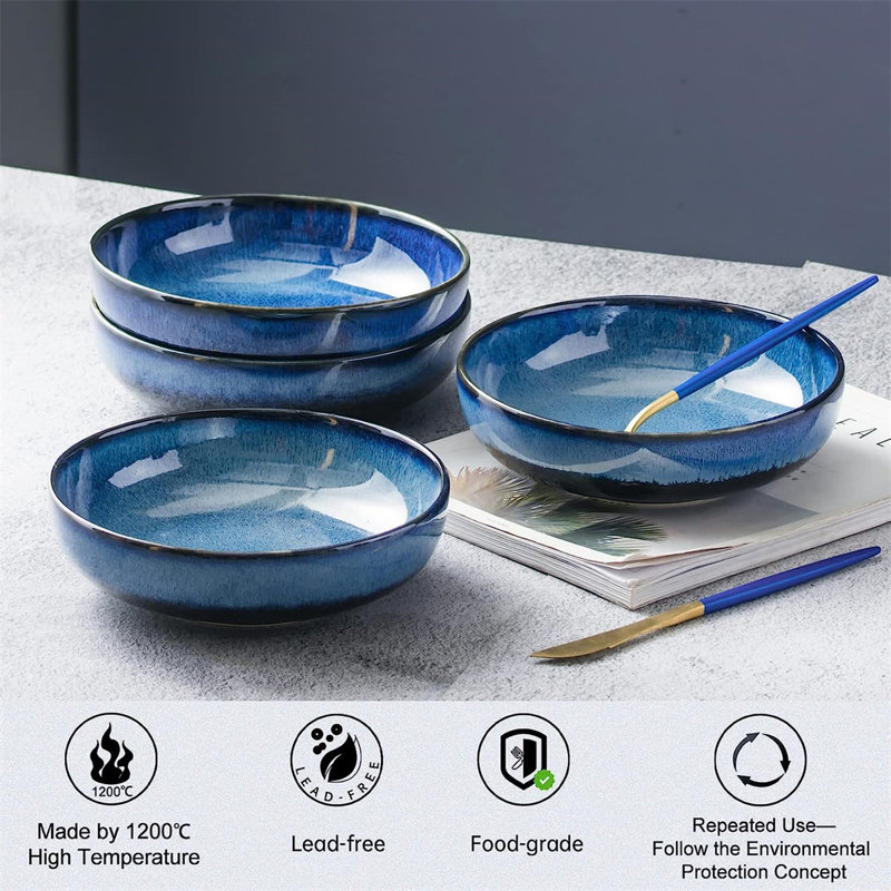 Amazon.com | KYBSCZ 30oz Pasta bowls set - 8